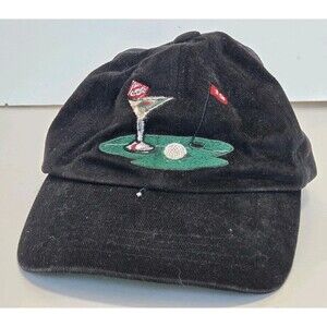 Vintage Tabasco Sauce Hat Golf Get Sauced Black Strapback Cap Embroidered